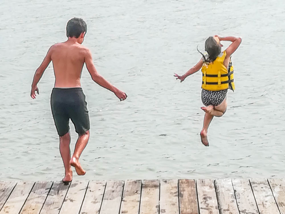 Swimming in the Sundays River